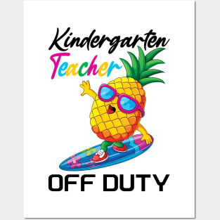 Kindergarten teacher off duty..summer vacation gift idea Posters and Art